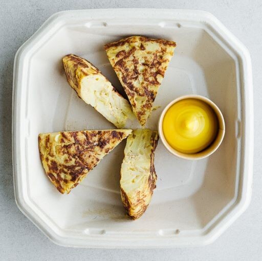 31 December | Tapa: Tortilla española met saffraanmayo (8 stukjes)
