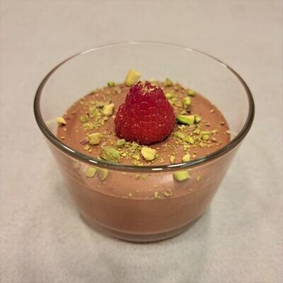 31 December | Dessert: huisgemaakte chocomousse met amaretto 