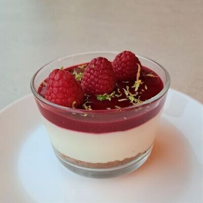 30-31 maart | Dessert: Cheesecake met frambozencoulis